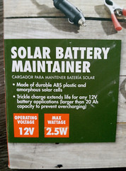 ⚡️Ozark Trail 12-Volt Solar Battery Maintainer Trickle Charger 👉As Shown👈