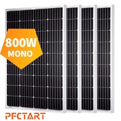 800W Solar Panel 12V Mono High Efficiency PV Module for RV Boat Home Camping US