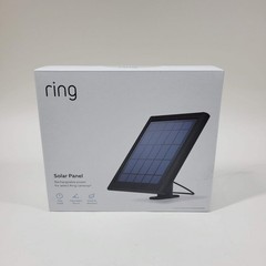 New Ring Rechargable Power Solar Panel Black