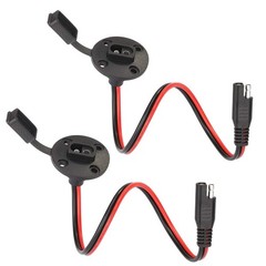 SAE Power Socket Sidewall Port Connector Extension 16AWG Cable, 2 Pin SAE To …