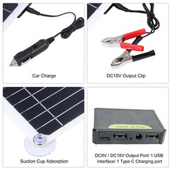 400 Watts Solar Panel Kit 100A 12V Battery Charger with Controller Caravan Boat