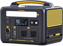 Portable Power Station 600W, 299Wh Solar Generator LiFePO4 Battery Power Station