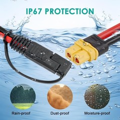 High Efficiency 10AWG SAE to XT60 Cable