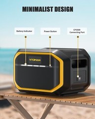 VTOMAN Extra Battery 1548Wh for FlashSpeed 1000 & FlashSpeed 1500 Power Station