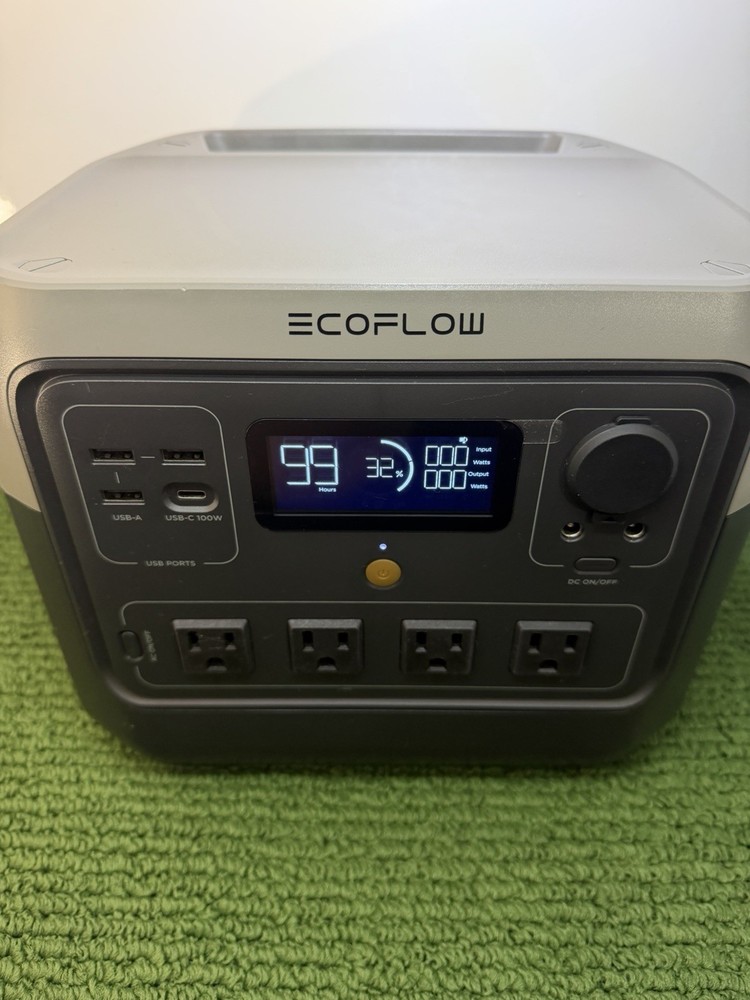 EcoFlow RIVER 2 Pro Power Station 768Wh LFP Generator Comes w/ Cable TESTED