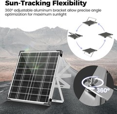 Efficient 12V Solar Battery Charger Kit – 20W Trickle Charger for All Vehicles