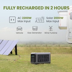 ALLPOWERS R3500 Portable Power Station 3168Wh 30A RV Outlets UPS Solar Generator