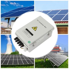 4 String Solar PV Combiner Box 63A Circuit Breaker Solar Panel System Waterproof