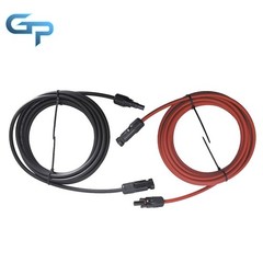 New 1 Pair 15ft Solar Panel Extension Cable Wire Connector Black + Red 10 AWG