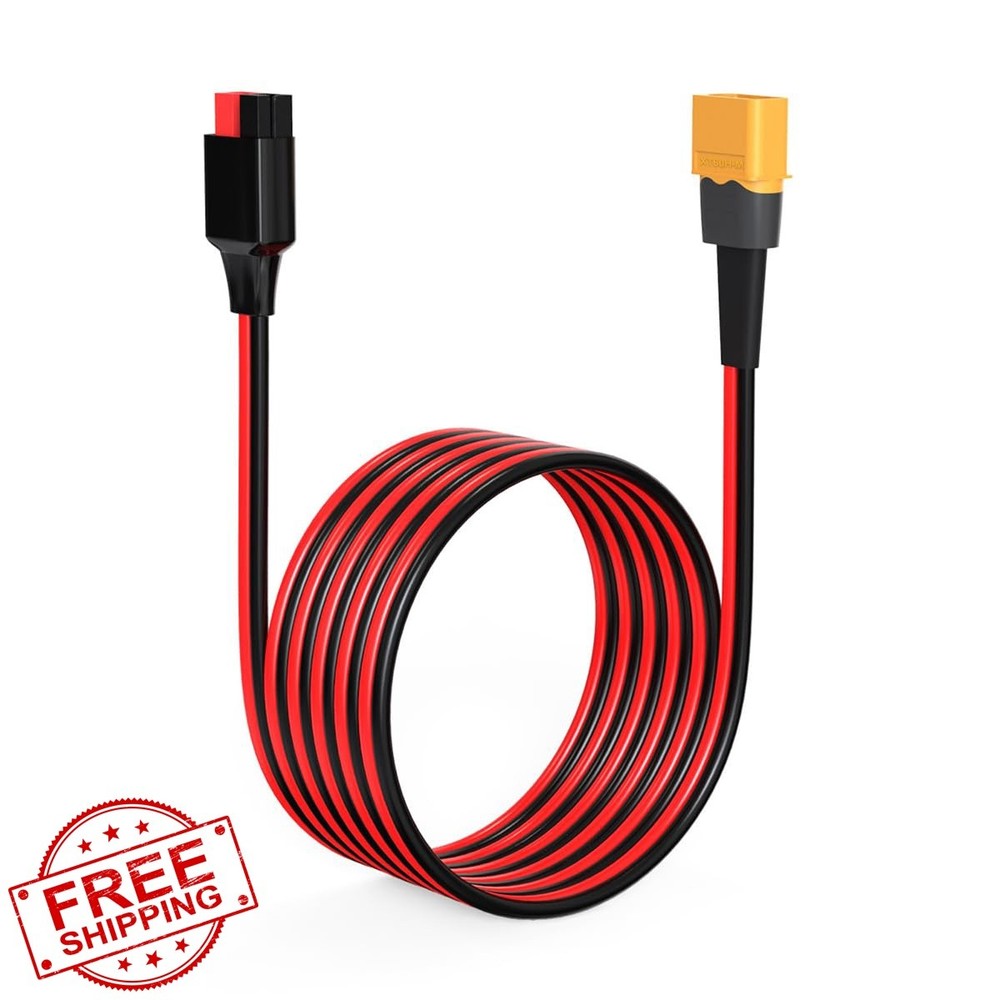 ELFCULB XT60 to Anderson 10ft 12AWG Cable