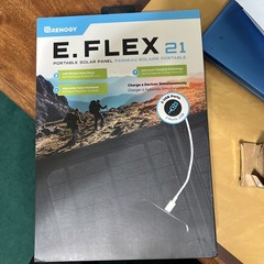 Renogy E.FLEX 21 Watt Foldable Waterproof Solar Panel w/ Kickstand, Black