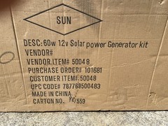 Solar panel kit by SUN 12 v New