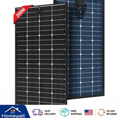 JJN N-Type 200W 12V Bifacial Solar Panel 25% High Efficiency 200W 16BB N-Type