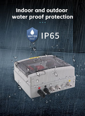 PV Combiner Box 1-in-1-out 1000V DC IP65 Waterproof Surge Lightning Protection