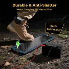 Battery Maintainer Solar Charger 12V Tender Car Trickle Motorcycle Boats Trucks