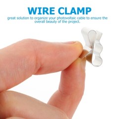 50pcs Wire Organizer Holder Solar Panel Cable Clip Trailer Frame Clips