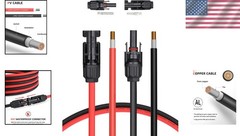 Upgrade 2.0 Solar Cable with Male Female Connectors