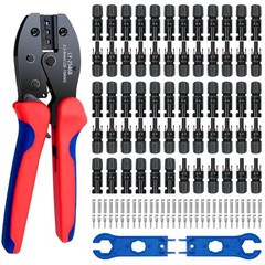Solar Panel Connector Kit, 60PCS Crimper Tool Set