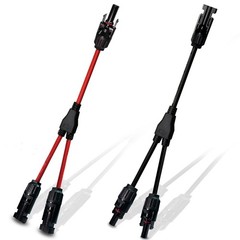 Solar Connectors Y Branch Upgraded Solar Panel Connector, 1 Pair Adapter Cabl…