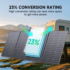 ALLPOWERS 400W Portable Solar Panel Waterproof IP67 Foldable for Outdoor/RV/CAMP