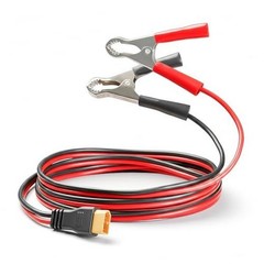 XT60 Connector Cable with 12V DC Battery Alligator Clips Battery Clamp 2 feet