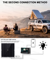 6000W 110V 100A Solar Panel Kit Complete Solar Power Generator Home Grid Syste