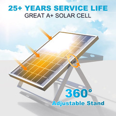 Solar Fan for Shed, 10W Chicken Coop Solar Panel Fan, Solar Greenhouse Fan with