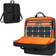 Padded Solar Panel Storage Bag with Bright Lining – Protect & Organize Outdoors