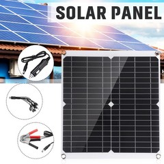 30W Poly Solar Panel Battery Charging Kit Solar power Bank Boat Caravan Home