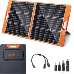 Solar Panels 100Watt Portable 24% High-Efficiency 18V Foldable Solar Charger wit