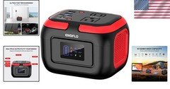Portable Solar Generator with LED Light & Advanced Safety for Outdoor Adventures