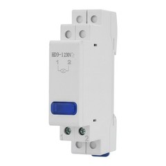 DIN Rail LED Signal Lamp 230V AC White for Power and Status Indication