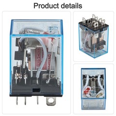 LY2NJ DIN Rail Small Electromagnetic Relay AC24V Power Relay Coil Power Relay