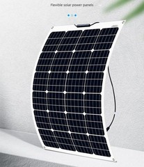 Flexible Solar Panel 200W 18V Waterproof For RV Boat Camper Home Charge