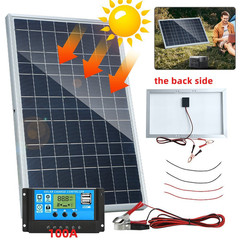 Trickle 30W Solar Panel 12V Charger Battery Charger Kit Maintainer Boat Car RV