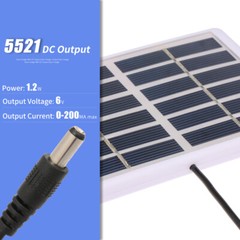 1.2W/ Solar Solar Panel For Emergency Solar Pump Q8K8