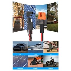 Efficient XT60i Female SAE Connection Cable 150cm or 300cm for Energy Transfer