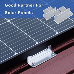 Compact 4-Set Durable Z Brackets for Reliable Solar Panel Installation Anywhere