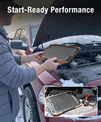 Upgraded 13W Solar Battery Trickle Charger Maintainer 12V Portable Waterproof…