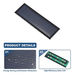 2PCS Mini Solar Panels 5.5V 0.33W for Small Solar Cells