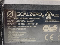Genuine OEM GOAL ZERO Yeti Lithium 400, 1000, 1400, 3000 AC Power Supply