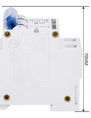 DIHOOL 125 Amp dc circuit breaker, 2-pole 12V to 240 Volt DIN Rail Mount solar d
