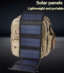 800W Foldable Solar Panel Portable USB Charger 5V DC Camping Power Supply