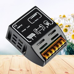 12 V Solar Voltage Controller Panel Charge Intelligent Regulator