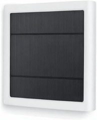 4W Ring Camera Solar Panel with 10ft Cable & USB-C Adapter for Continuous Power
