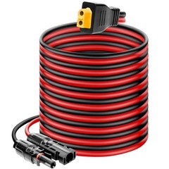 Solar Panel Connector to XT60 Connector Cable 20FT, 10AWG Solar to XT60 20 FT