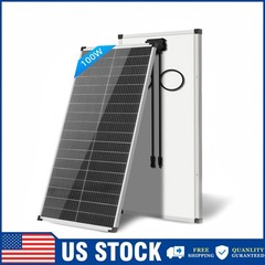 2*100W Solar Panel Monocrystalline 12V 18BB N-Type Off-Grid RV Camp Home Caravan