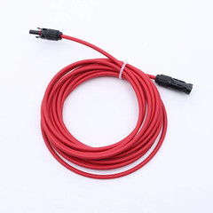 Double Ends Solar Extension Cable with Connector 1-10 Meter 4Mm2/6Mm2 1000V/1500