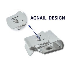 Versatile and Durable 30-Piece Stainless Steel Cable Clips for Organizing Wires