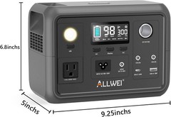 Portable Power Station 300W 256Wh Solar Generator Backup Battery